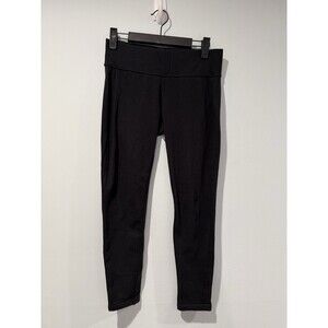 James Perse Leggings Womens Small 1 Yosemite Black Performance Crop Stretch